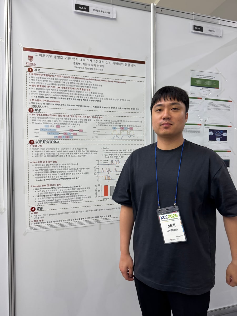 KCC 2026 @ Jeju (June 24-26, 2026) - KCC 2026 @ Jeju (June 24-26, 2026) - 사진 4 | System Software Lab, Korea University