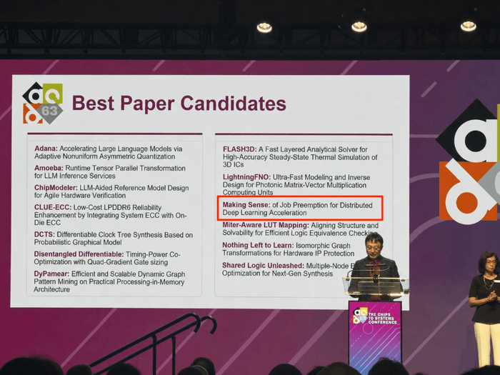 Younghun's Lazer nominated for Best Paper Candidate at DAC 2026! 🏆