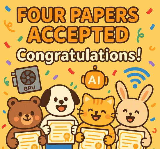 Four papers accepted at domestic conferences! 🎉 - Image 1